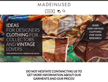 Tablet Screenshot of madeinused.com